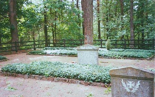 Ansicht der Kriegsgräberstätte Alt Fließdorf / Stare Juchy