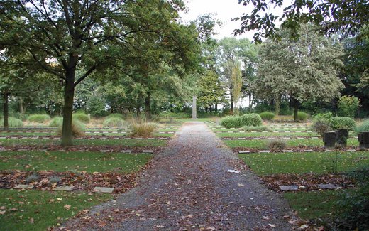 Ansicht der Kriegsgräberstätte Bensheim-Auerbach