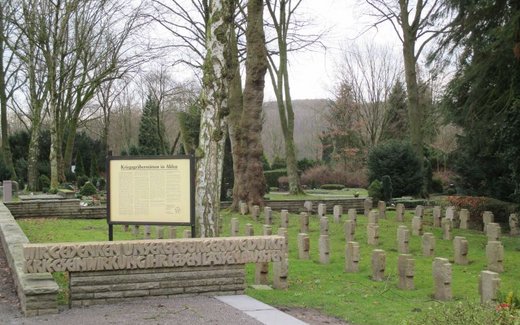 Ansicht der Kriegsgräberstätte Ahlen, Westfriedhof