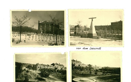 Ansicht der Kriegsgräberstätte Artemiwka (Artemowka)