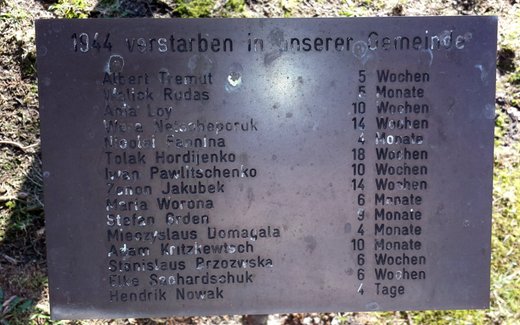 Ansicht der Kriegsgräberstätte Dahlenburg, Neuer Ev.- luth. Friedhof