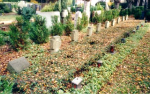 Ansicht der Kriegsgräberstätte Bergheim-Glessen