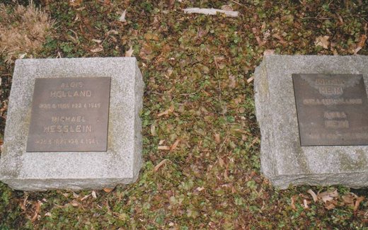 Ansicht der Kriegsgräberstätte Allersberg