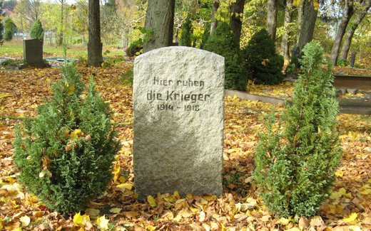 Ansicht der Kriegsgräberstätte Benneckenstein/Harz, Kommunalfriedhof