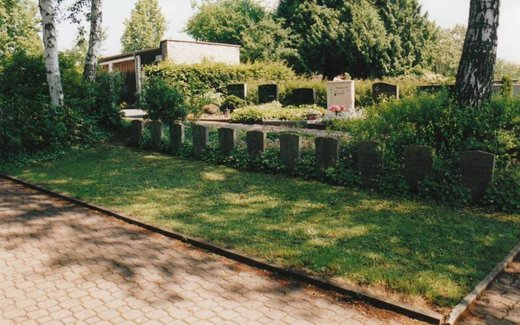 Ansicht der Kriegsgräberstätte Damm, Fdh.