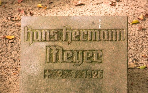 Ansicht der Kriegsgräberstätte Angermünde-Steinhöfel/Neuhaus