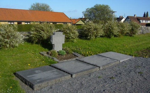 Ansicht der Kriegsgräberstätte Allinge