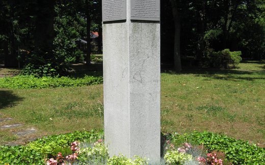 Ansicht der Kriegsgräberstätte Saalfeld/Saale, Hauptfriedhof