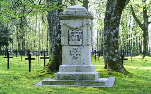 Ansicht der Kriegsgräberstätte Apremont