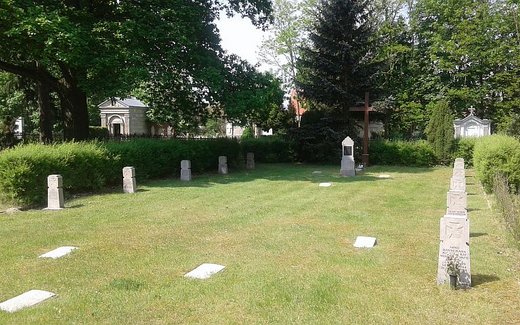 Ansicht der Kriegsgräberstätte Beeskow