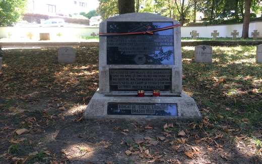 Ansicht der Kriegsgräberstätte Brasov