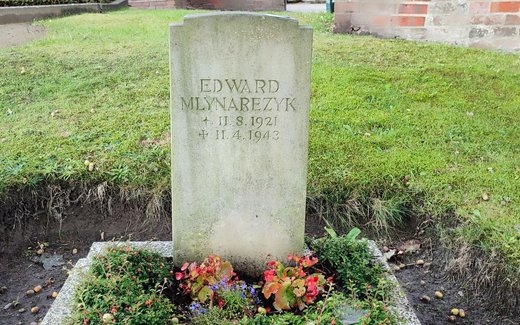 Ansicht der Kriegsgräberstätte Aurich - Wiesens, Friedhof