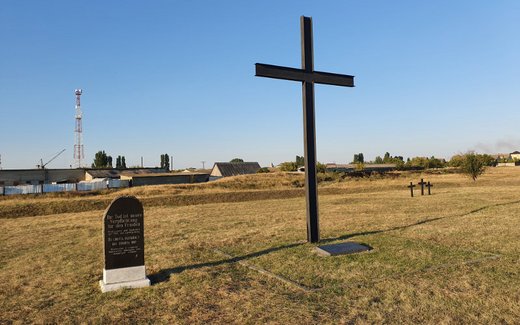 Ansicht der Kriegsgräberstätte Atkarsk