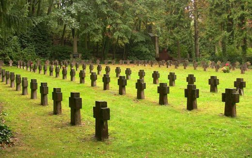 Ansicht der Kriegsgräberstätte Bad Freienwalde