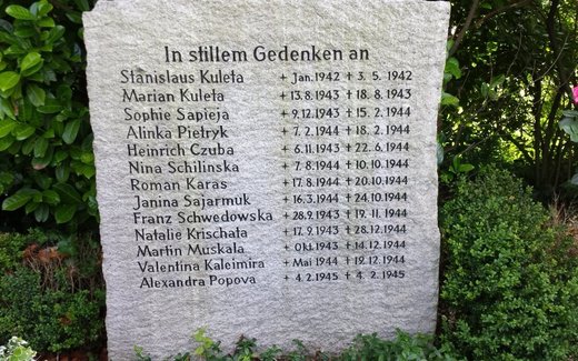 Ansicht der Kriegsgräberstätte Balje, Ev.- luth. Friedhof