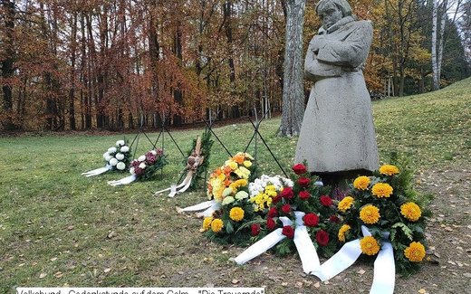 Ansicht der Kriegsgräberstätte Garz, Kriegsgräberstätte Golm