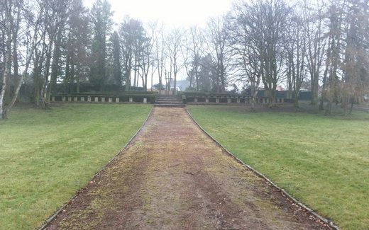 Ansicht der Kriegsgräberstätte Beckum-katholischer Friedhof
