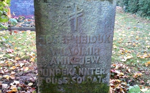 Ansicht der Kriegsgräberstätte Bad Salzdetfurth, Ev.- luth. Friedhof