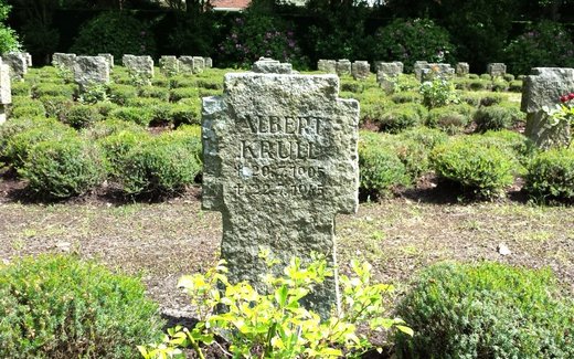 Ansicht der Kriegsgräberstätte Varel, Ev.- luth. Friedhof