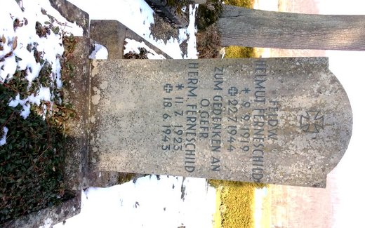 Ansicht der Kriegsgräberstätte Alfeld/Leine-Föhrste