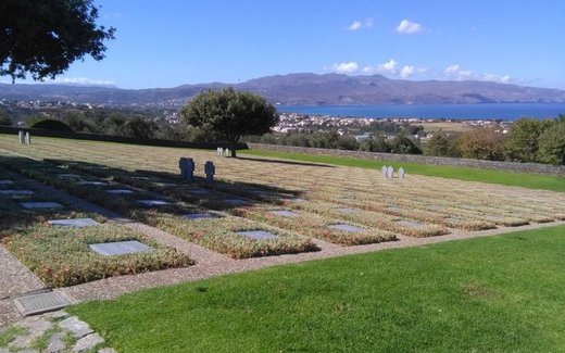 Ansicht der Kriegsgräberstätte Maleme