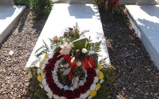 Ansicht der Kriegsgräberstätte Aljezur