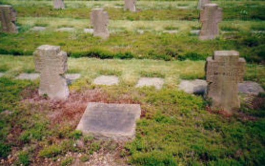 Ansicht der Kriegsgräberstätte Xanten-Gemeindefriedhof
