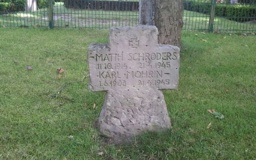 Ansicht der Kriegsgräberstätte Achim - Baden, Ev. - luth. Friedhof