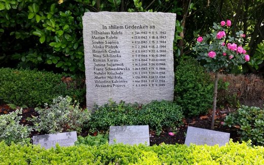 Ansicht der Kriegsgräberstätte Balje, Ev.- luth. Friedhof