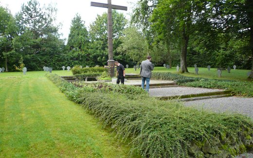 Ansicht der Kriegsgräberstätte Feldbach