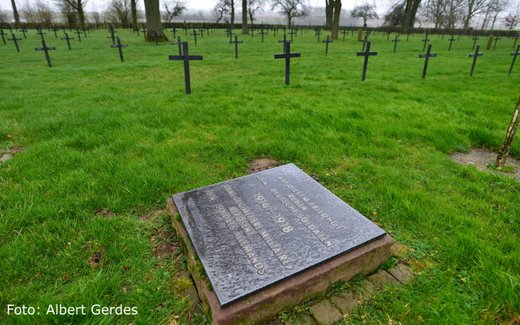Ansicht der Kriegsgräberstätte Achiet-le-Petit