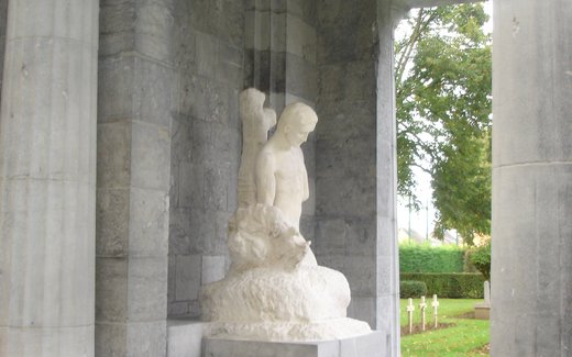 Ansicht der Kriegsgräberstätte Assevent