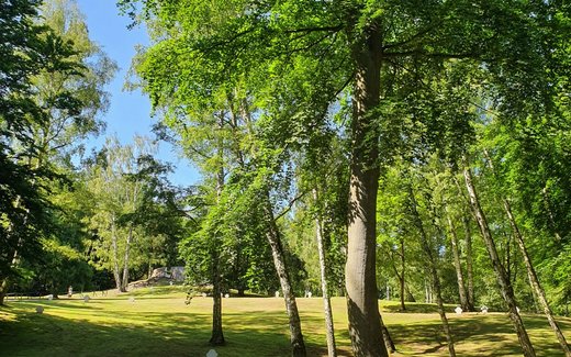 Ansicht der Kriegsgräberstätte Garz, Kriegsgräberstätte Golm