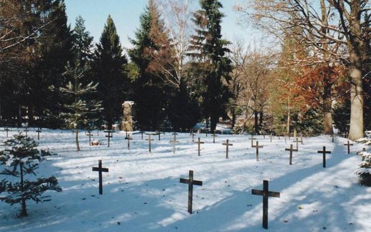 Ansicht der Kriegsgräberstätte Ansbach