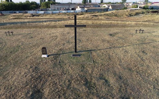 Ansicht der Kriegsgräberstätte Atkarsk