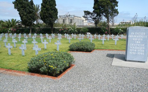 Ansicht der Kriegsgräberstätte Ben M'Sik