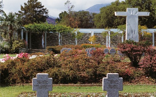 Ansicht der Kriegsgräberstätte Bastia