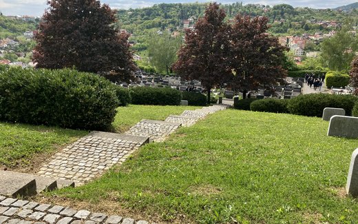 Ansicht der Kriegsgräberstätte Zagreb Gornje Vrapce