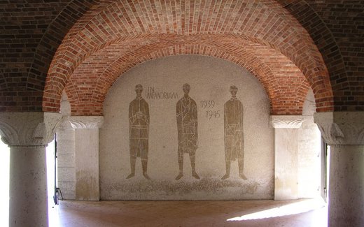 Ansicht der Kriegsgräberstätte Lommel