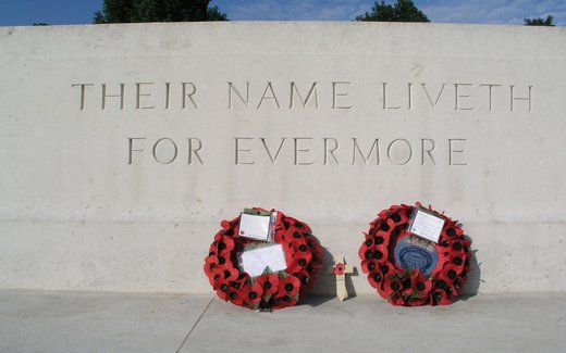 Ansicht der Kriegsgräberstätte Bayeux