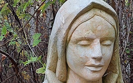 Ansicht der Kriegsgräberstätte Bautzen, Gräberstätte und Gedenkstätte Karnickelberg