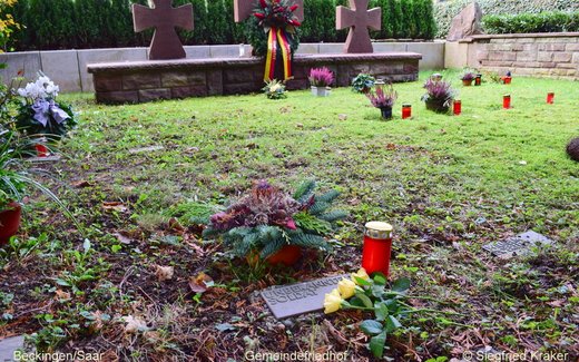 Ansicht der Kriegsgräberstätte Beckingen, Zivilfdh.