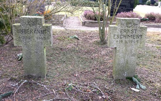 Ansicht der Kriegsgräberstätte Artlenburg, Ev.- luth. Friedhof