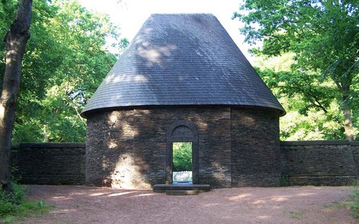 Ansicht der Kriegsgräberstätte Bad Kreuznach, Lohrer Wald