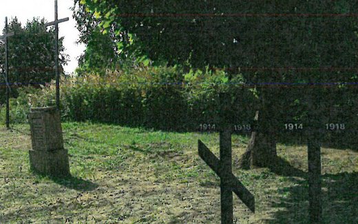 Ansicht der Kriegsgräberstätte Jägersfreude