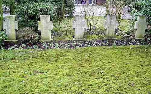 Ansicht der Kriegsgräberstätte Kaarst-Vorst