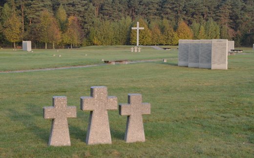 Ansicht der Kriegsgräberstätte Berjosa