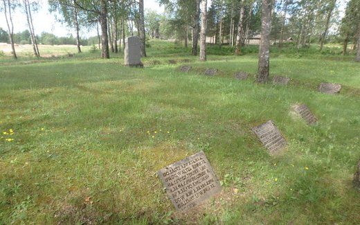 Ansicht der Kriegsgräberstätte Baldone/Kakaul