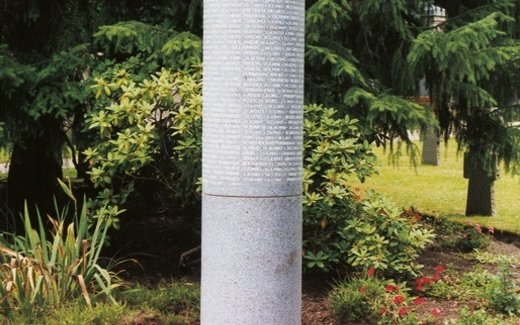 Ansicht der Kriegsgräberstätte Marienbad / Mariánské Lázně