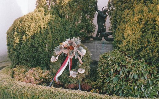 Ansicht der Kriegsgräberstätte Ichenhausen-Oxenbronn